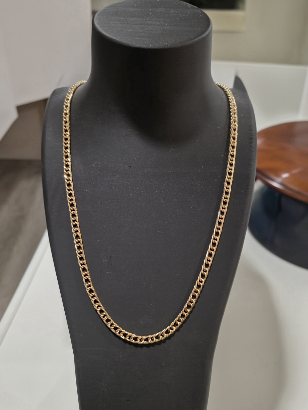Vintage Gold-Tone Chain Necklace -Marked "Korea" - Picture 2 of 7
